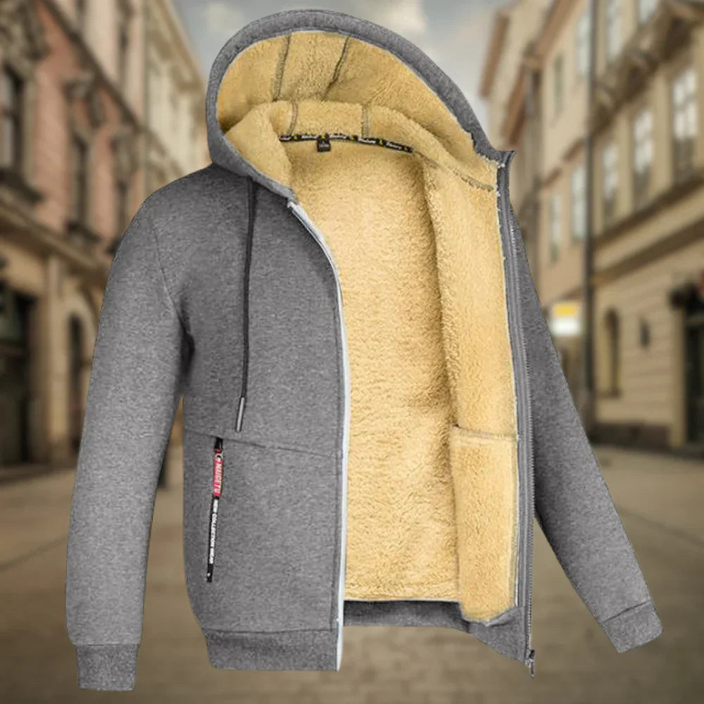 Davide™ | Męska bluza z kapturem z ociepleniem z polaru